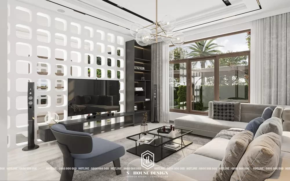 Interior design of neoclassical villa Anh Kinh