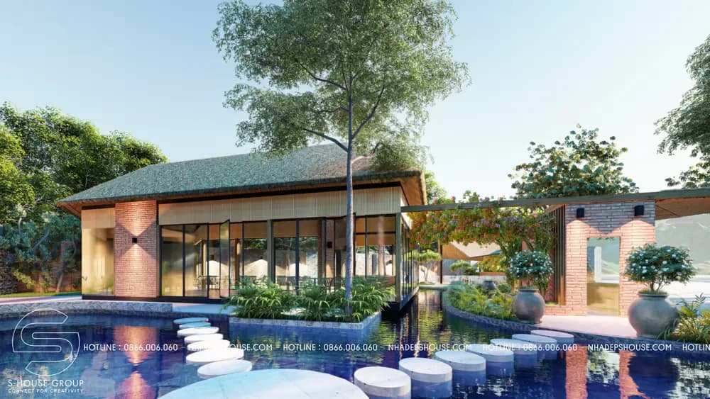 Unique garden restaurant design attracts customers (1)