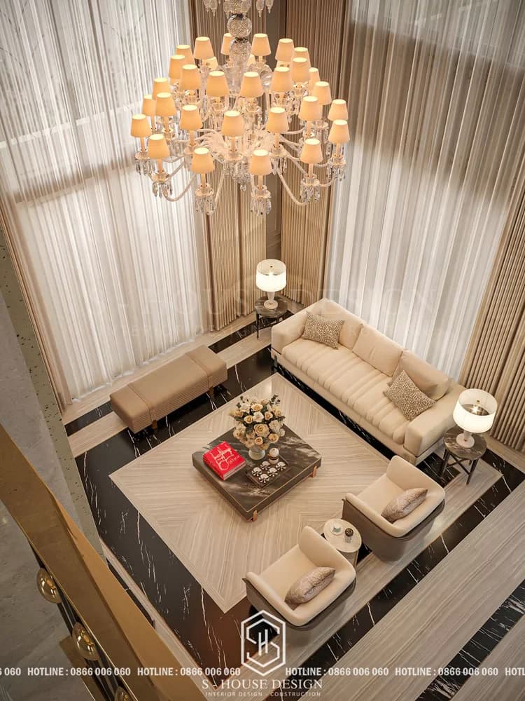 Thiết Kế Nội Thất Biệt Thự Tân Cổ Điển Anh Đạt Hồ Chí Minh (3)