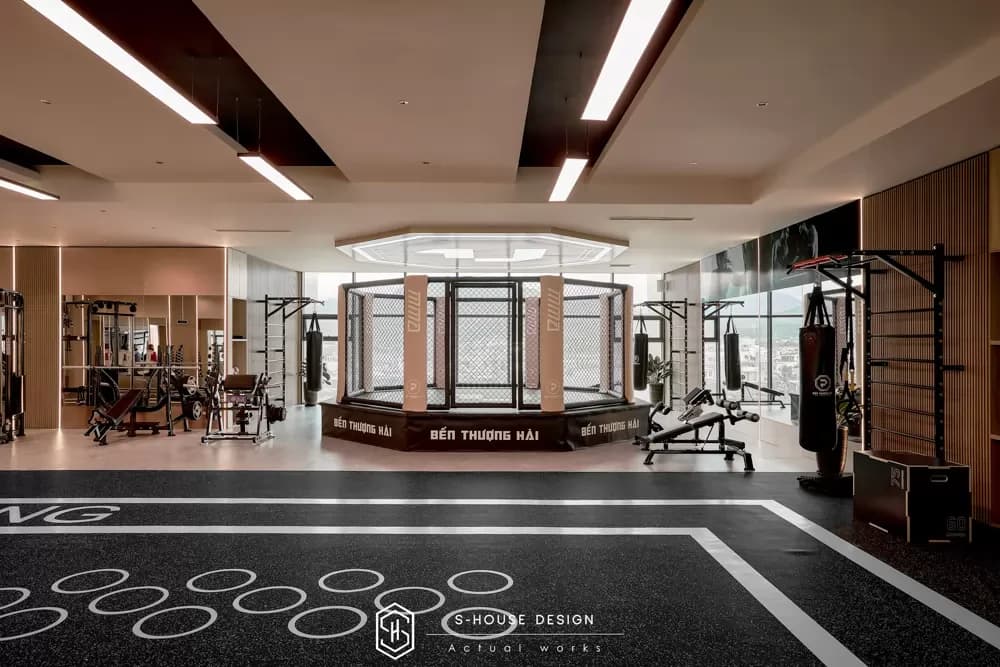Thực Tế Thi Công Hoàn Thiện Nội Thất Phòng Gym Bến Thượng Hải (2)