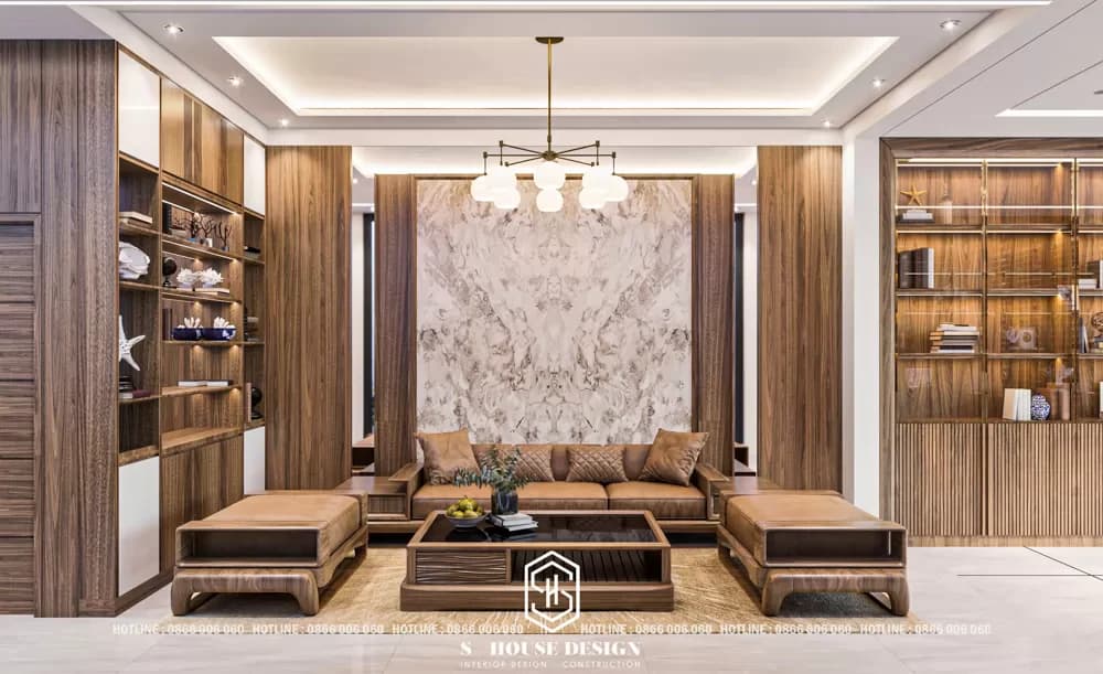 Modern interior design of Mr. Quan's house