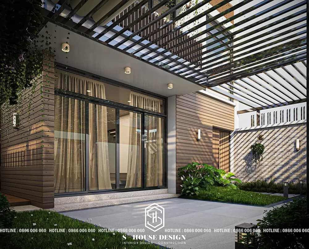 Thiết kế kiến trúc nhà phố cô Hoa (4)