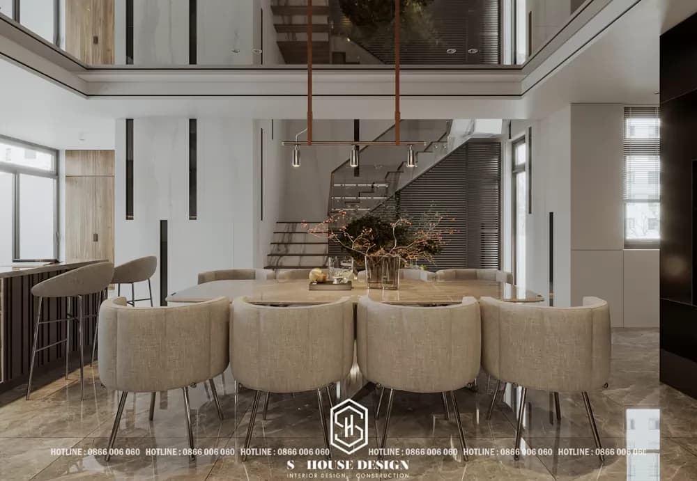 Interior design of modern 3-storey townhouse in Dong Nai (5)