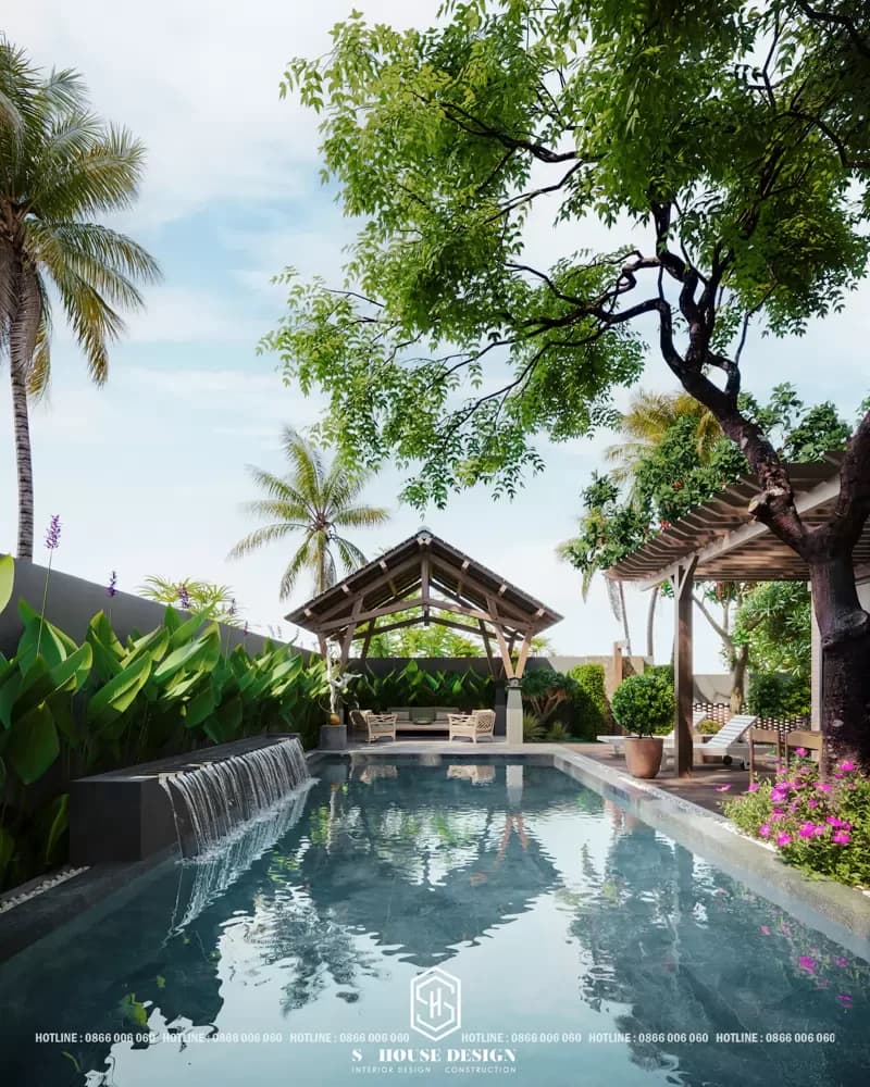 Mr. Chung's garden villa design in Giang Huong urban area (4)