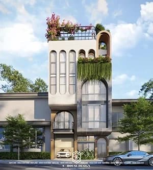 Thiết kế kiến trúc nhà phố anh Khánh - Yersin Nha Trang