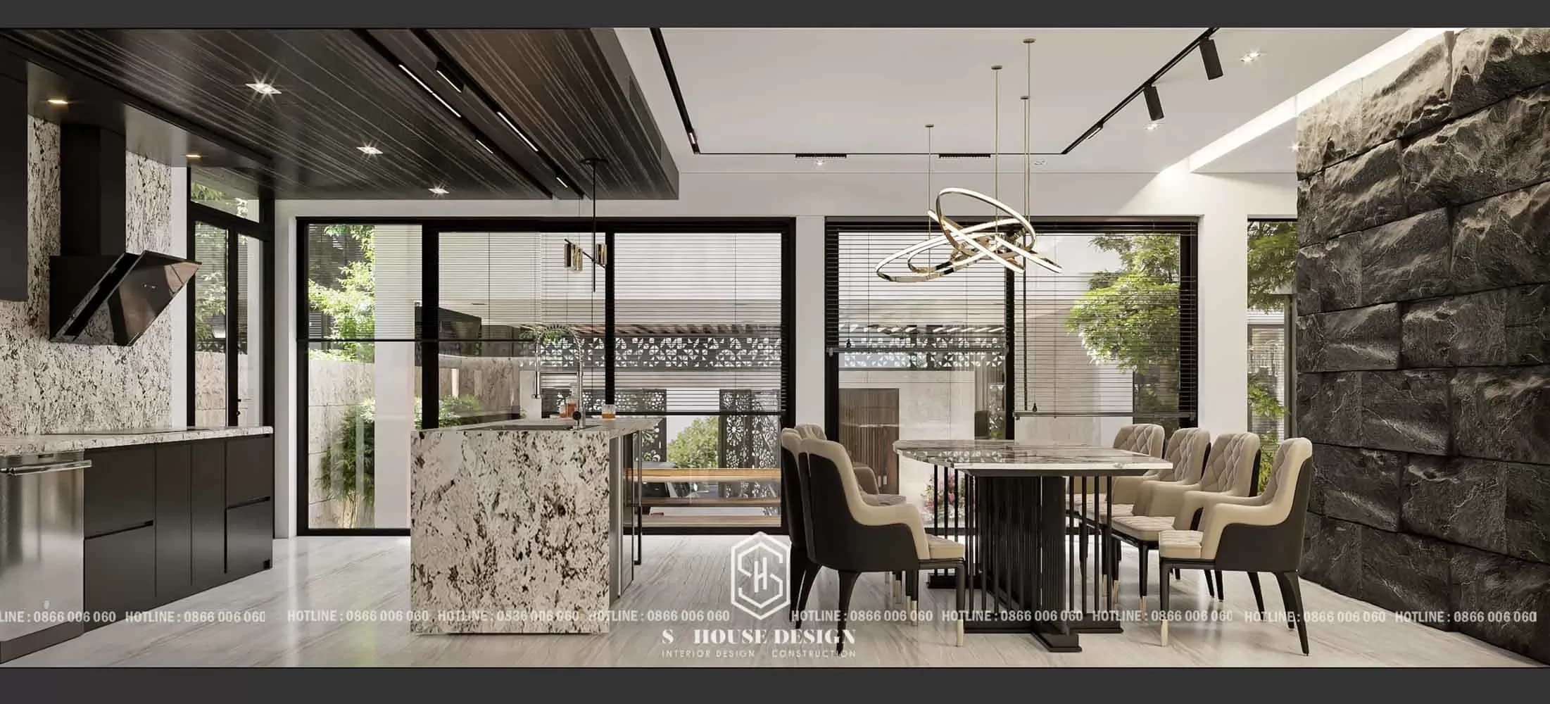 Interior design of Anh Hung villa - Ha Quang (5)