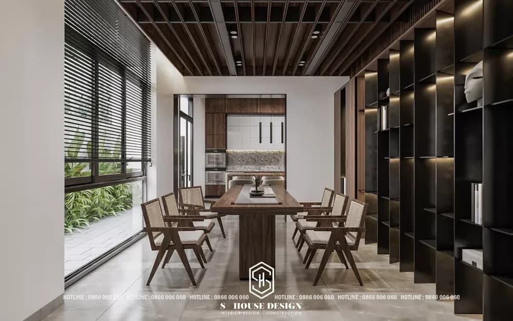 Modern Thai roof townhouse interior design (2)