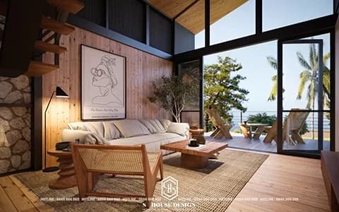 Thiết kế nội thất farmstay phong cách thô mộc
