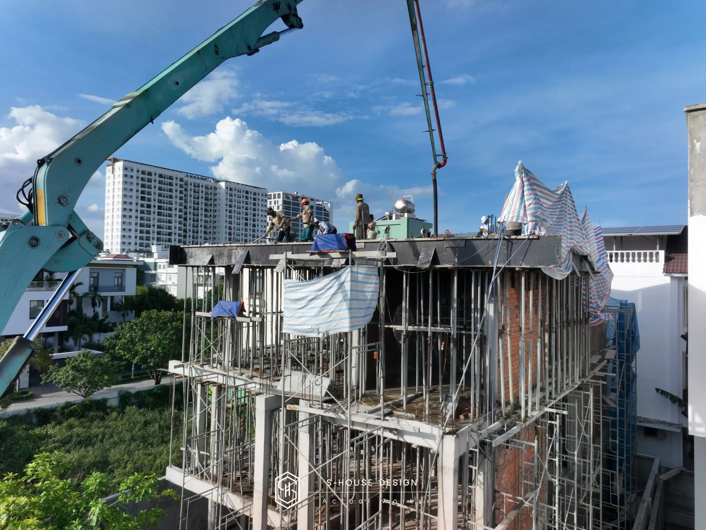 Thi Công Biệt Thự Hiện Đại 16x22m