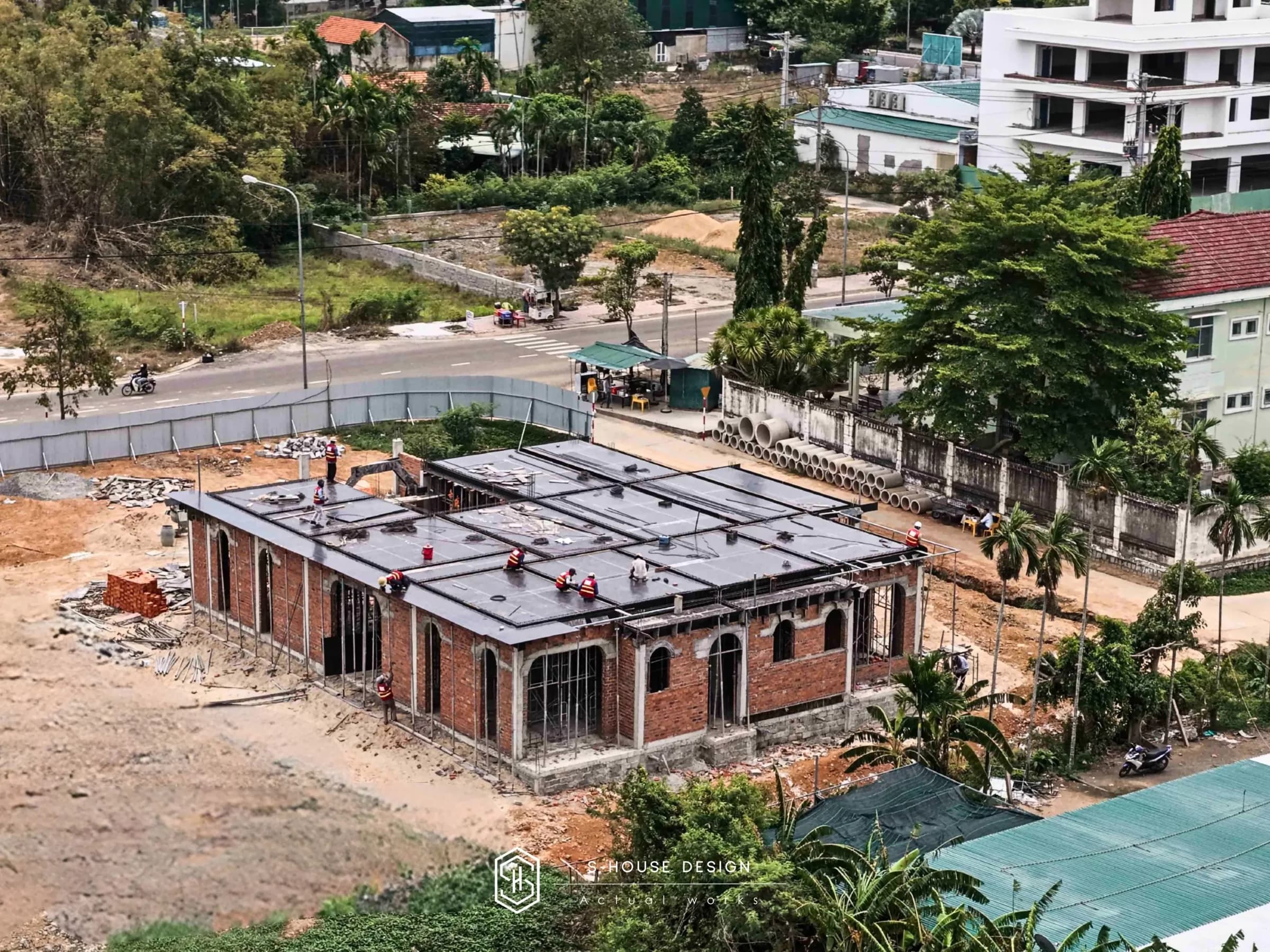 Thi công biệt thự Địa trung hải 1 Tầng tại Khánh Hòa