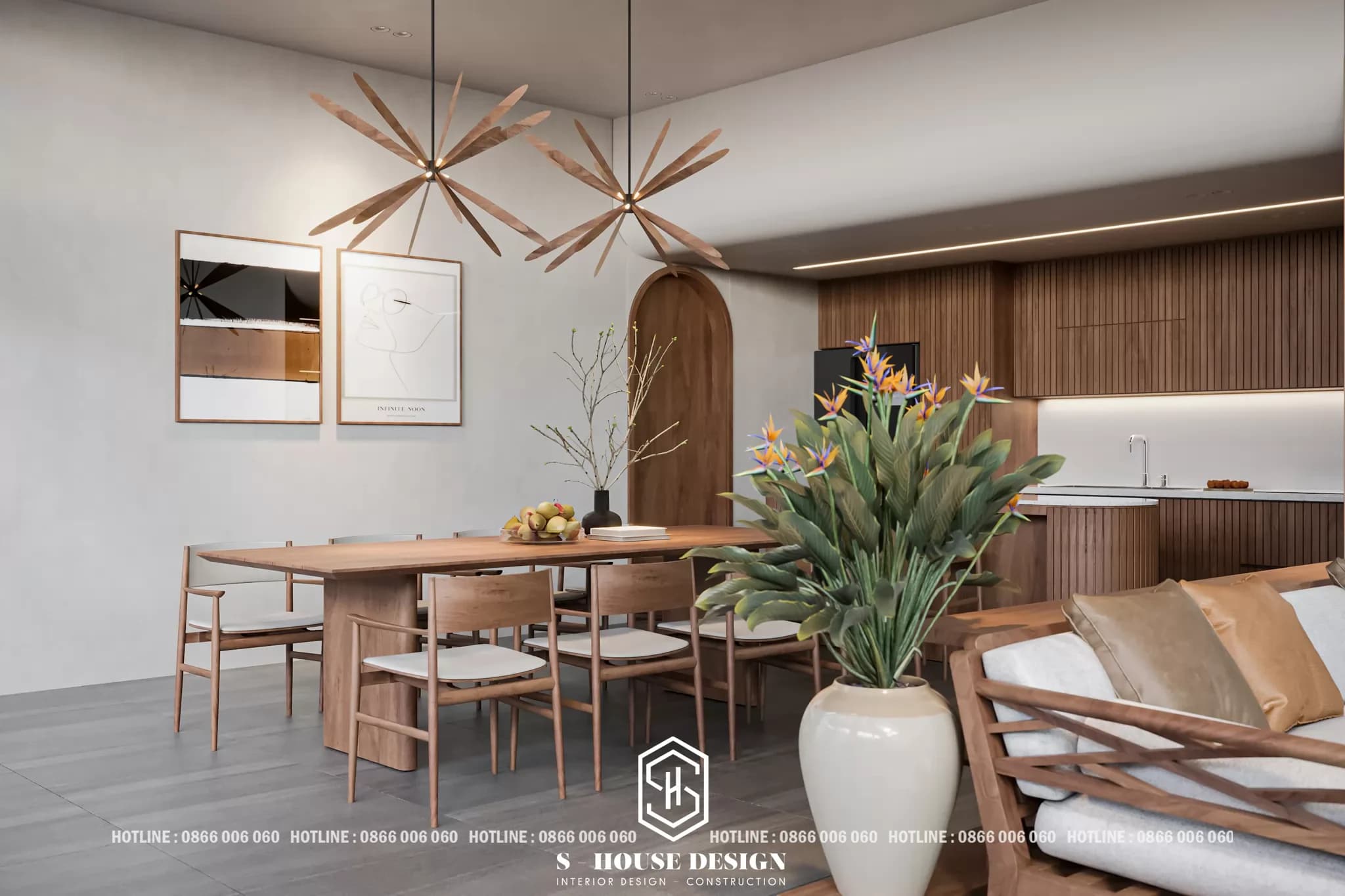 Thiết kế nội thất biệt thự vườn (3)