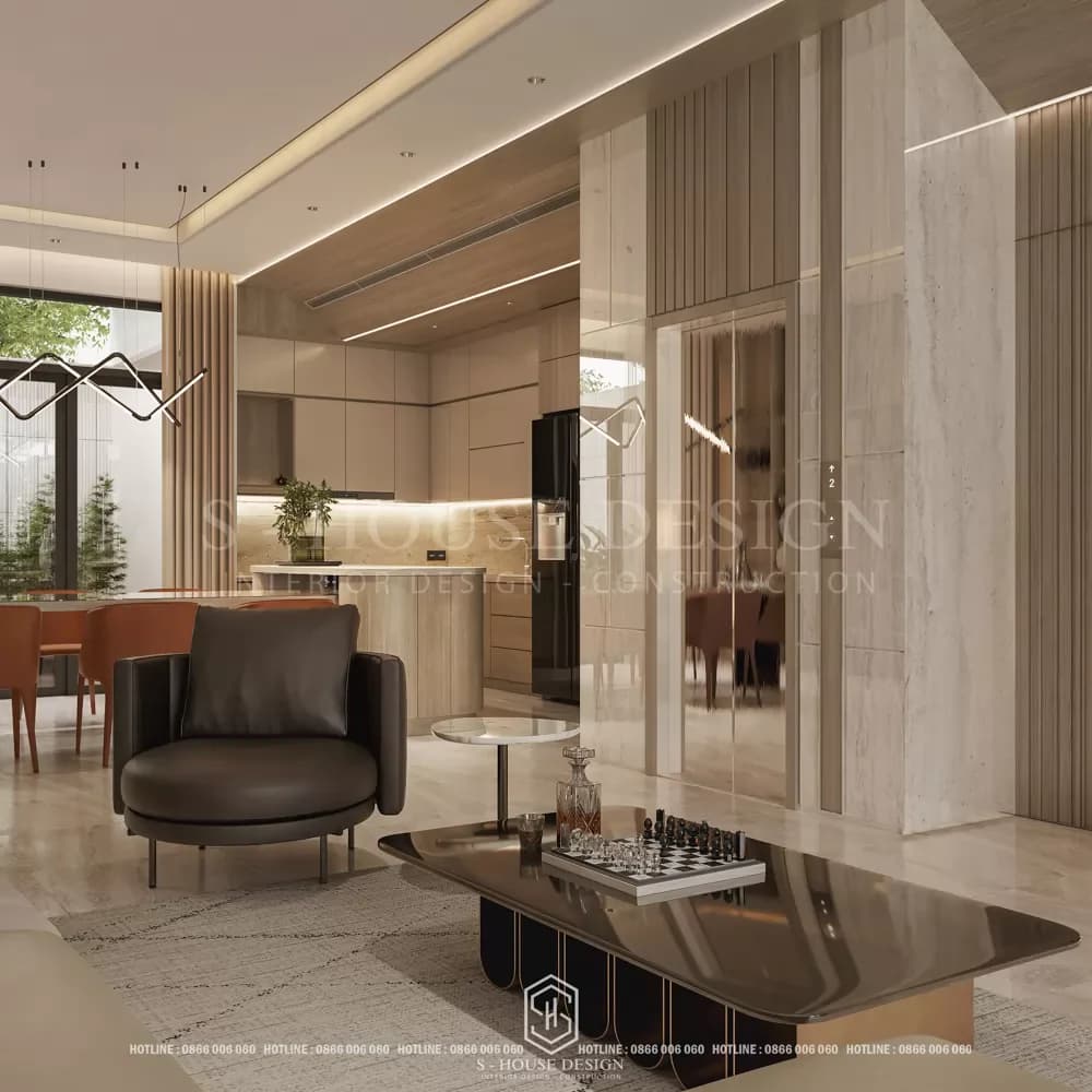 Thiết Kế Nội Thất Nhà Phố Hiện Đại 3 Tầng Anh Khang (5)