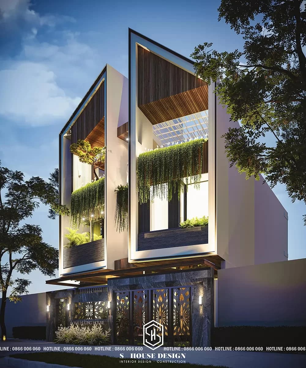 Thiết Kế Nhà Phố Hiện Đại Chị Mai Hương (4)