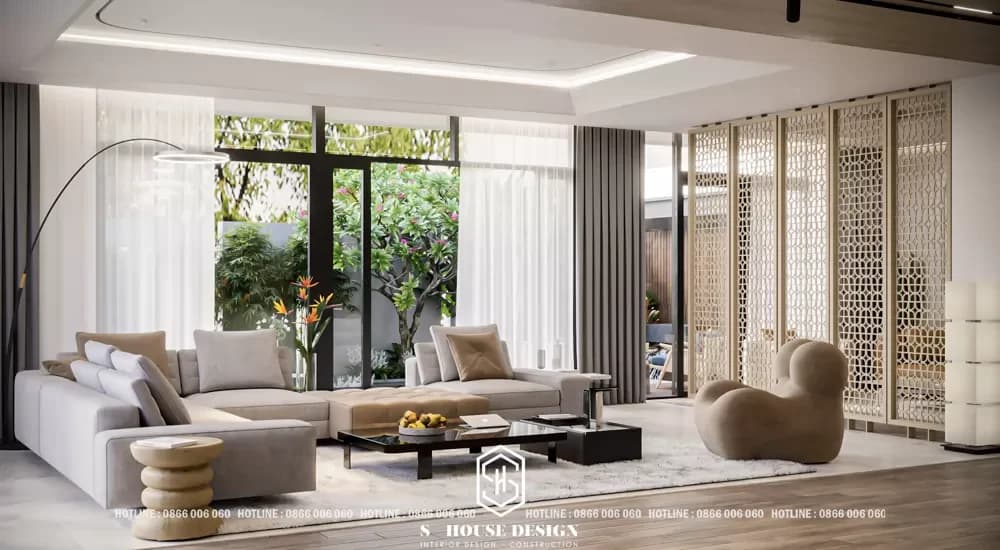 Thiết kế nội thất biệt thự nâng tầng