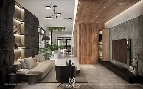 Interior design of Ms. Tuyet's house