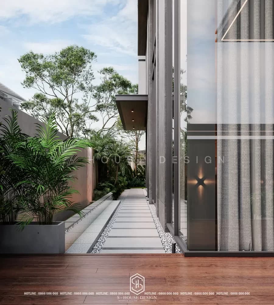 Thiết Kế Biệt Thự Hiện Đại Khu Villa Thủ Thiêm (3)
