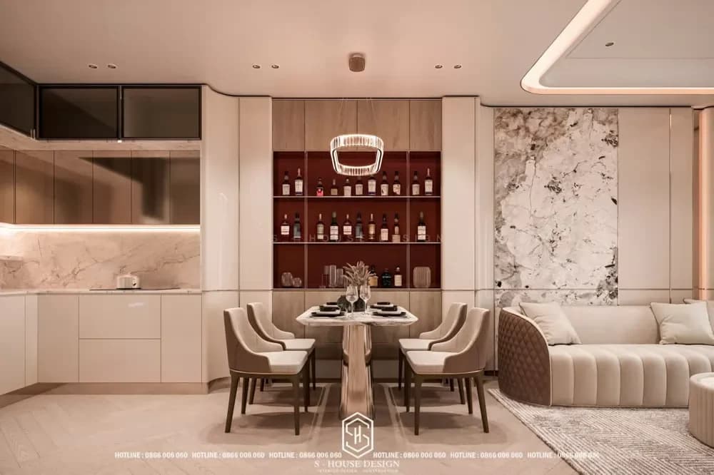 Neoclassical Interior Design of Townhouse Combined with Spa Business
