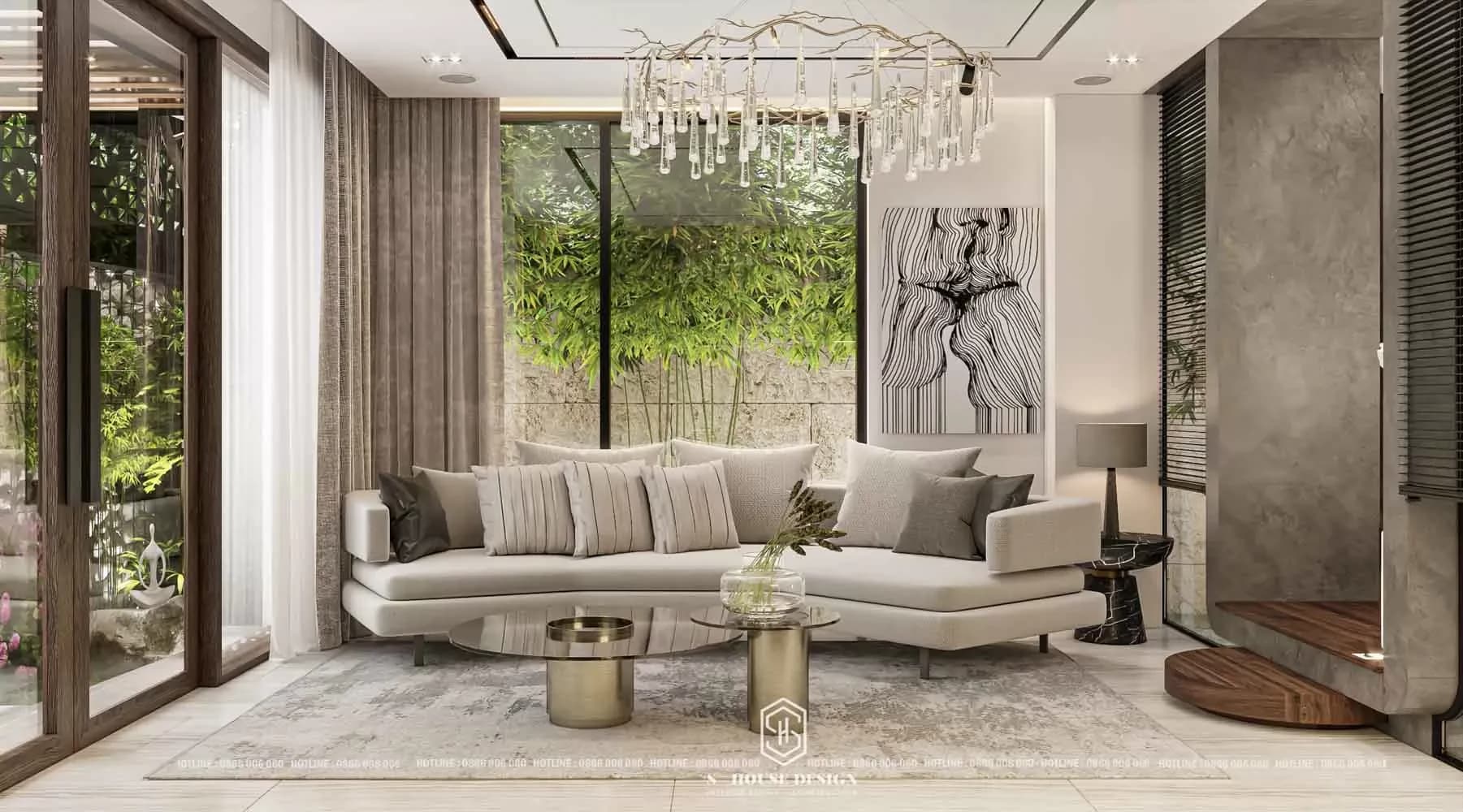Interior design of Anh Hung villa - Ha Quang (1)