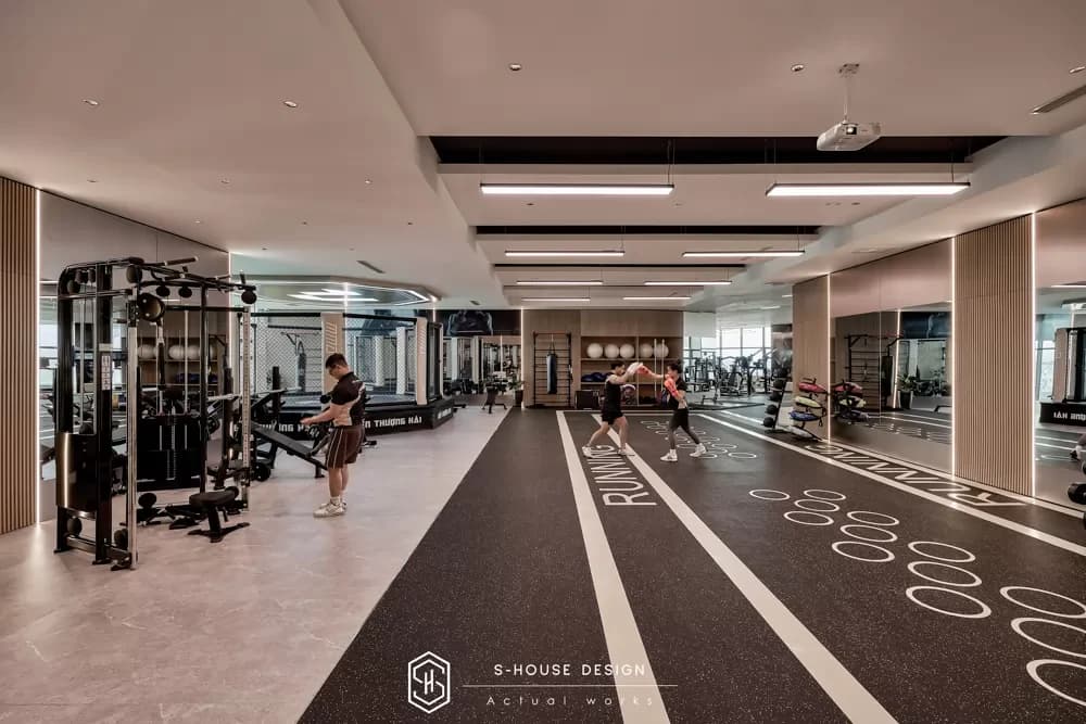 Thực Tế Thi Công Hoàn Thiện Nội Thất Phòng Gym Bến Thượng Hải (4)