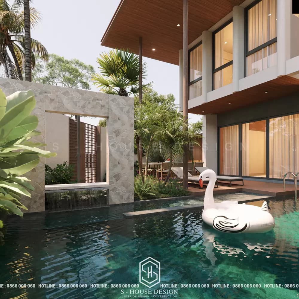 Thiết Kế Biệt Thự Phong Cách Nhiệt Đới Tropical Modern (3)