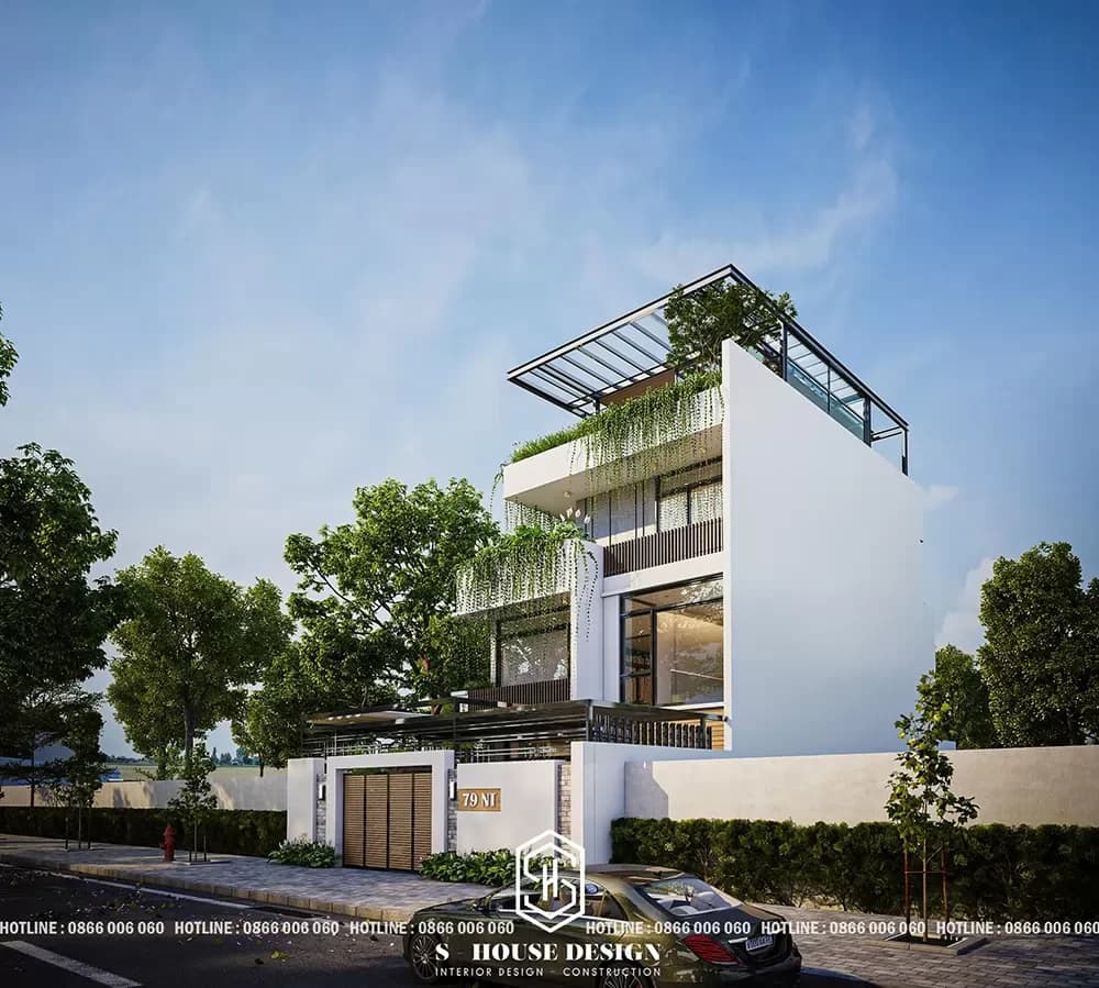 Architectural design of Ms. Hoa's townhouse (5)