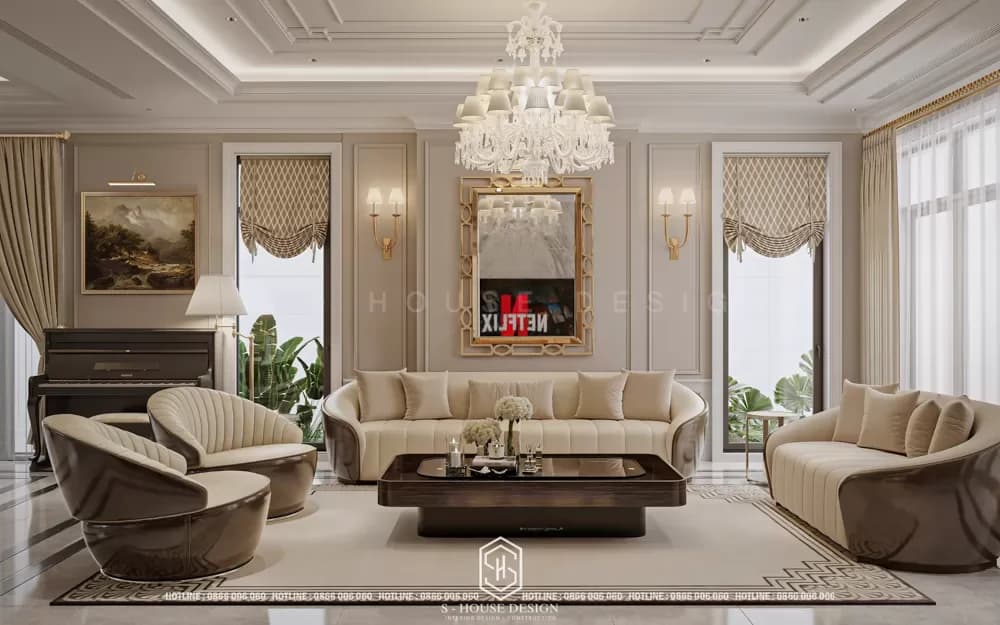 Interior Design Mediterranean Style 3-Storey Villa