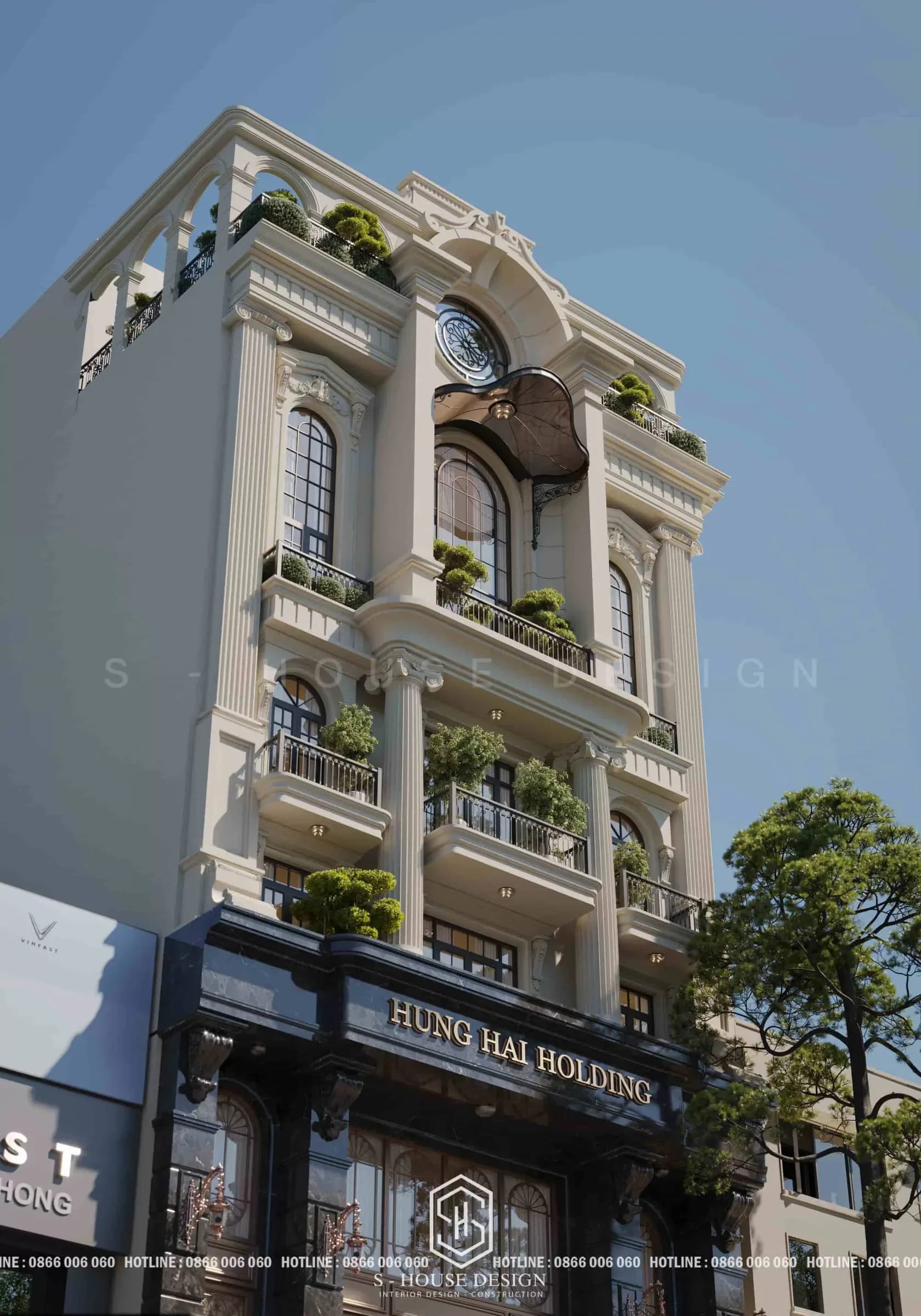 High-class Neoclassical Town Villa Design - Hung Hai Holding (4)