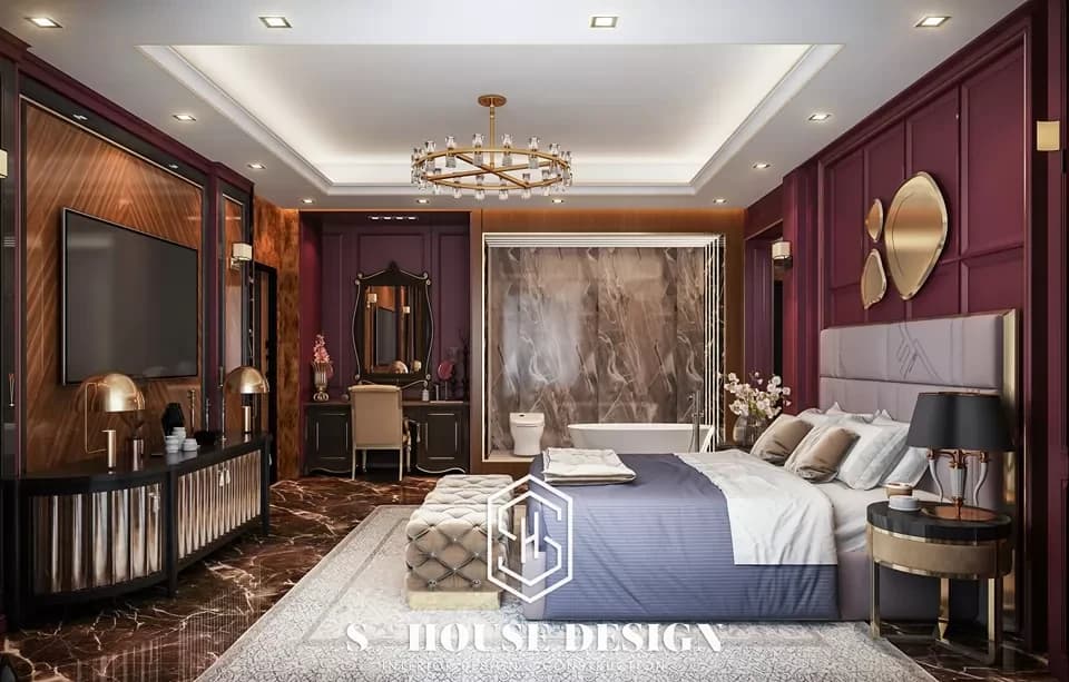 Thiết kế nội thất căn hộ cao cấp Penthouse President (3)