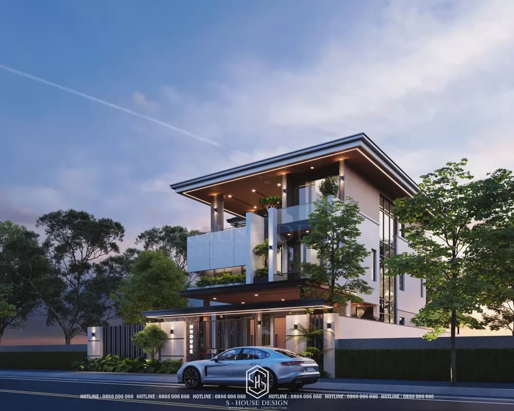 Thiết Kế Biệt Thự Hiện Đại 3 Tầng Tại KĐT VIP 1 VCN Phước Hải (5)