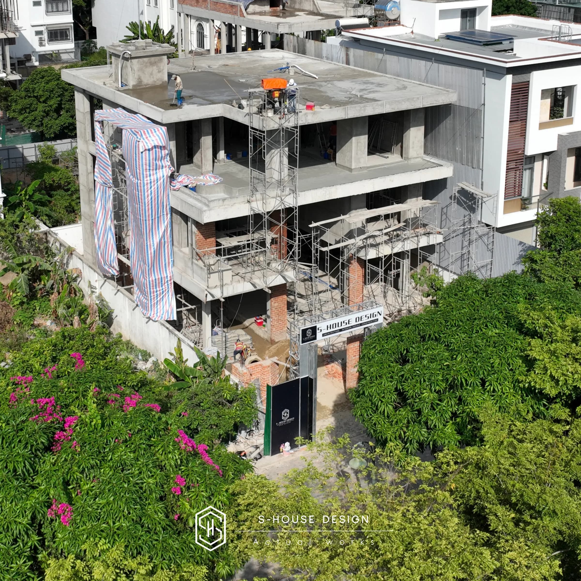 Pearl Villa - Thi Công Biệt Thự Hiện Đại 16x20m Tại Khu Đô Thị VIP I