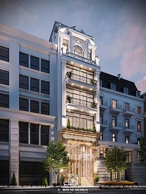 Architectural design of Vinh Phuong Building
