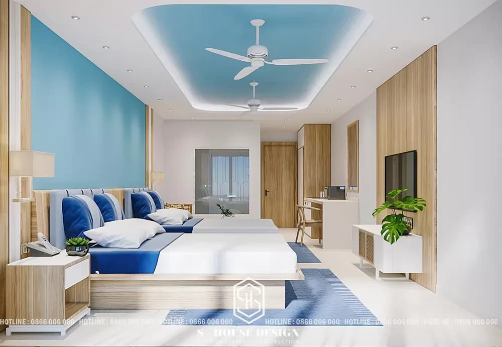 Architectural design of Santorini Hotel (3)