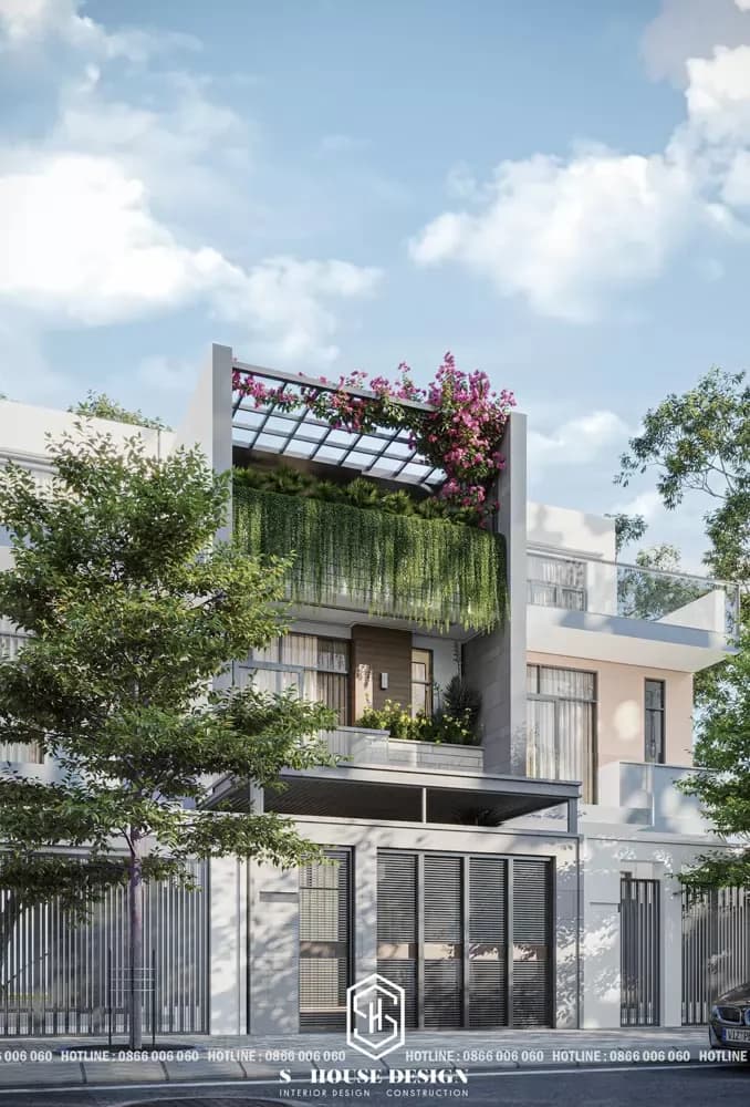 Thiết kế kiến trúc nhà phố chị Trang - Mỹ Gia (2)