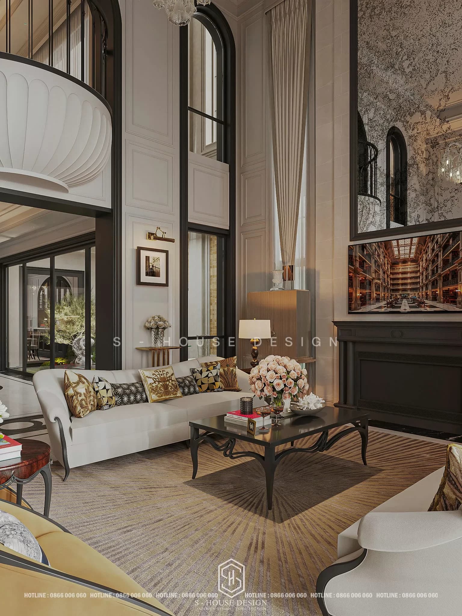 Neoclassical Villa Interior Design in Binh Duong (4)
