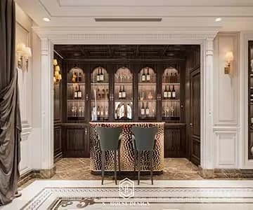 Beautiful Modern Living Room Wine Cabinet Models