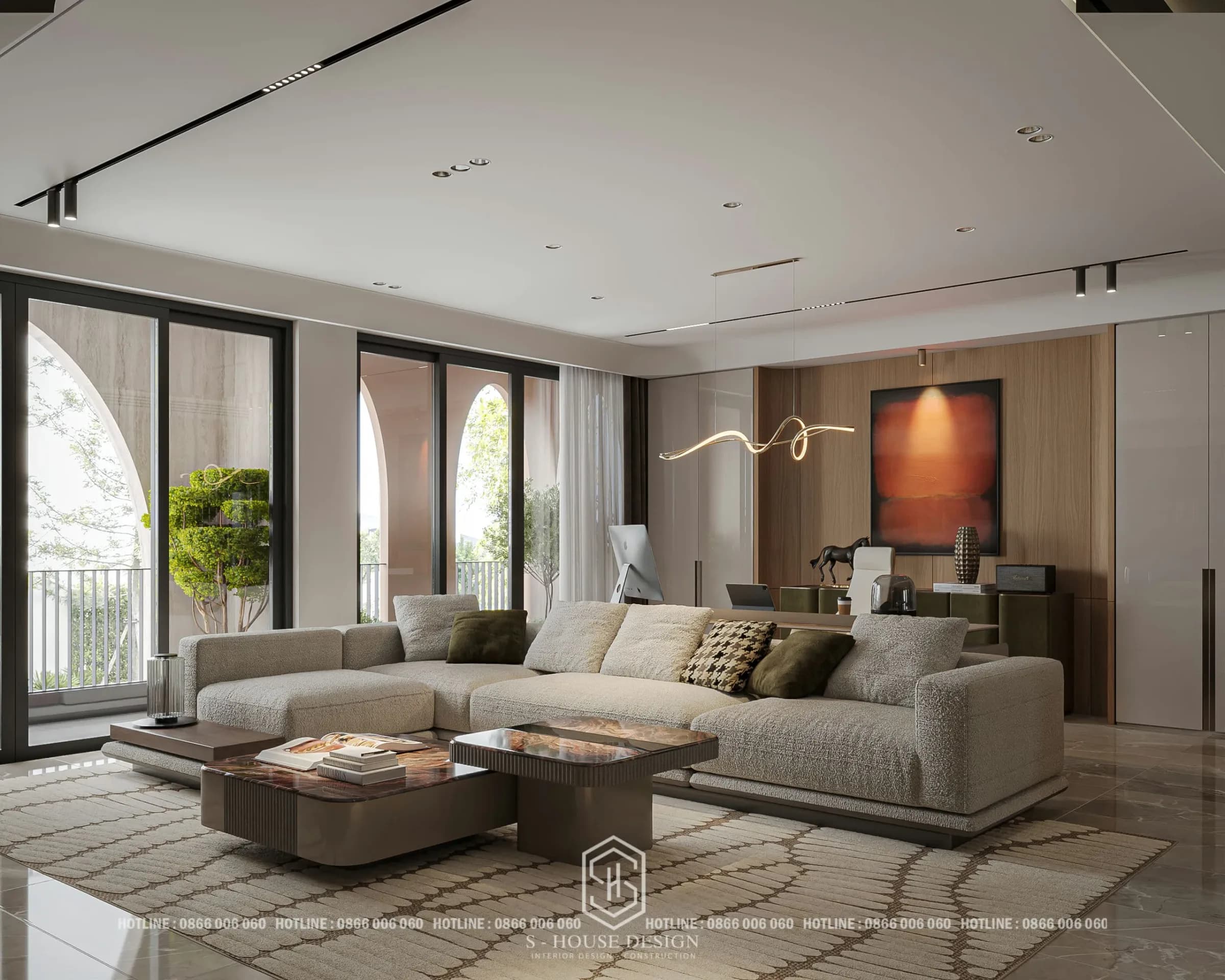 Thiết Kế Nội Thất Nhà Phố Cao Cấp Phong Cách Hiện Đại