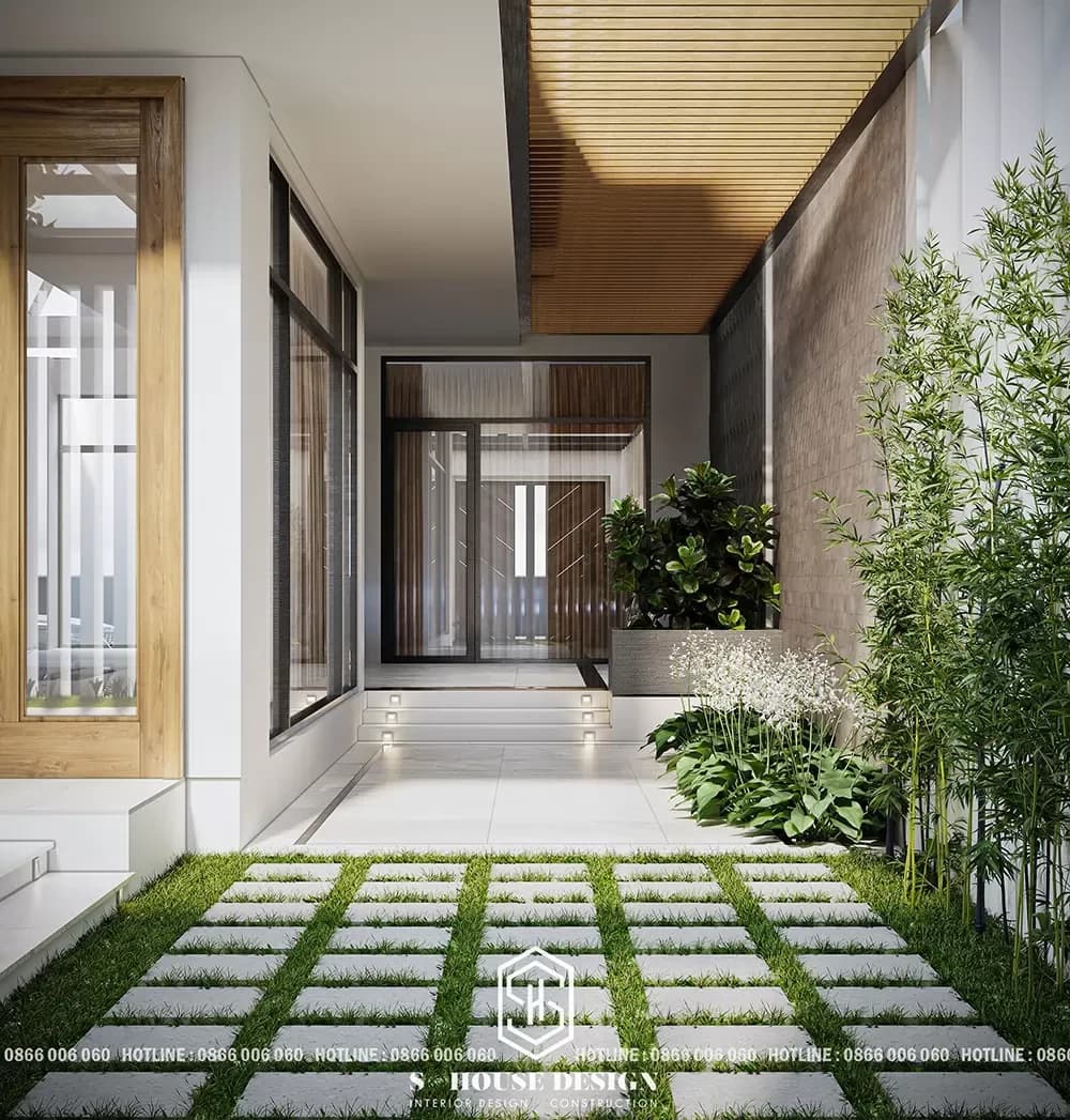Thiết kế nhà phố mái thái hiện đại (4)