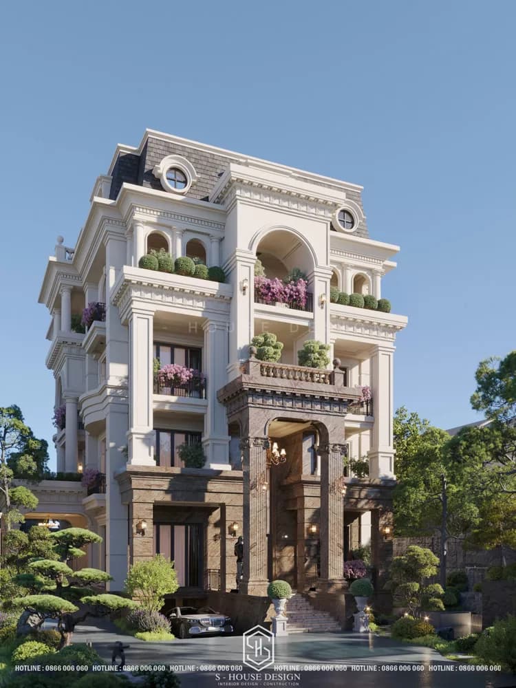 Thiết Kế Biệt Thự Tân Cổ Điển Anh Đạt Quận 2 Hồ Chí Minh (4)