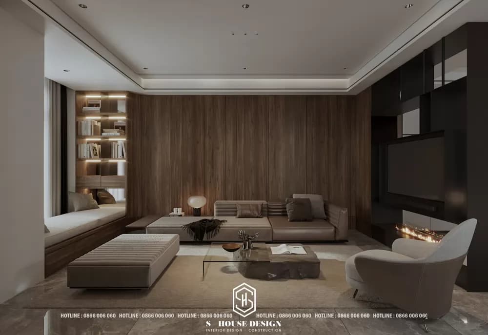 Thiết kế nội thất nhà phố hiện đại 3 tầng tại Đồng Nai