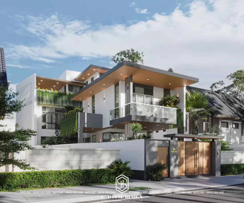 Thiết kế kiến trúc nhà phố anh Hùng (1)