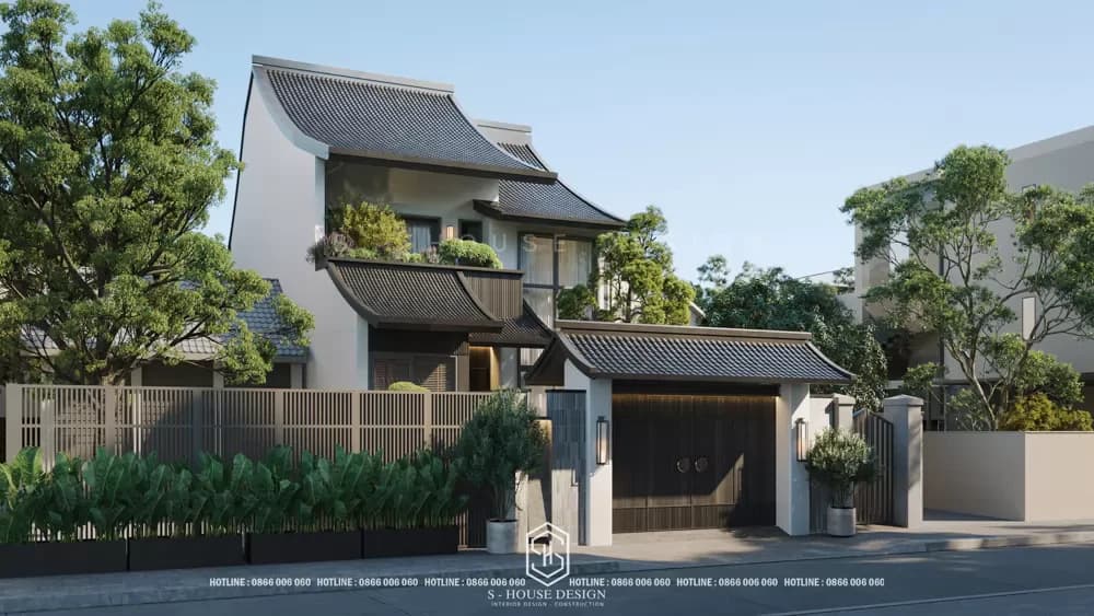 Thiết Kế Nhà Phố Hiện Đại Kết Hợp Truyền Thống Nhật Bản (4)
