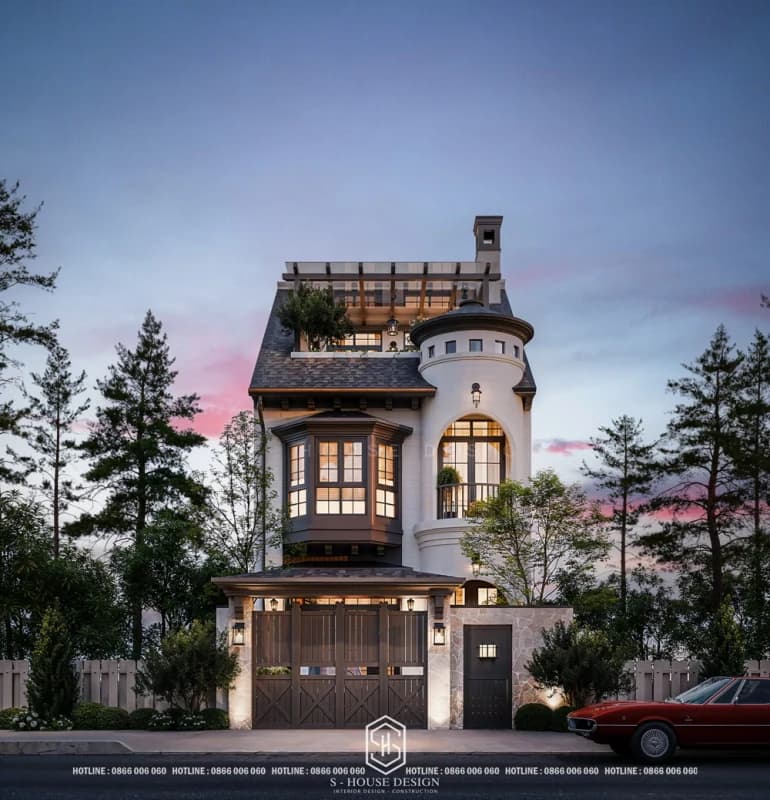 Farmhouse Style Townhouse Design Ms. Huyen Nghe An