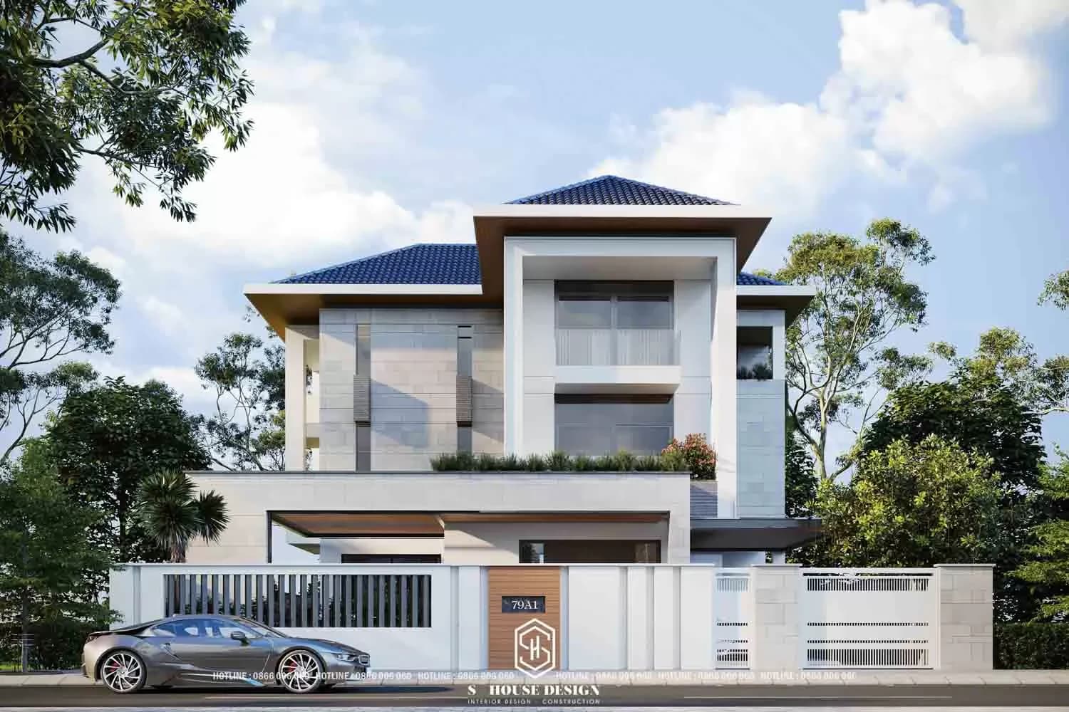 Architectural design of Villa Anh Van (2)