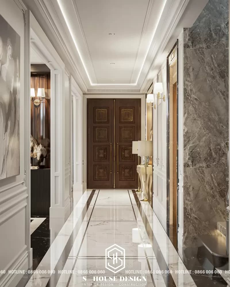 Thiết Kế Nội Thất Biệt Thự Tân Cổ Điển Nhà Cô Chín Mỹ Gia (3)