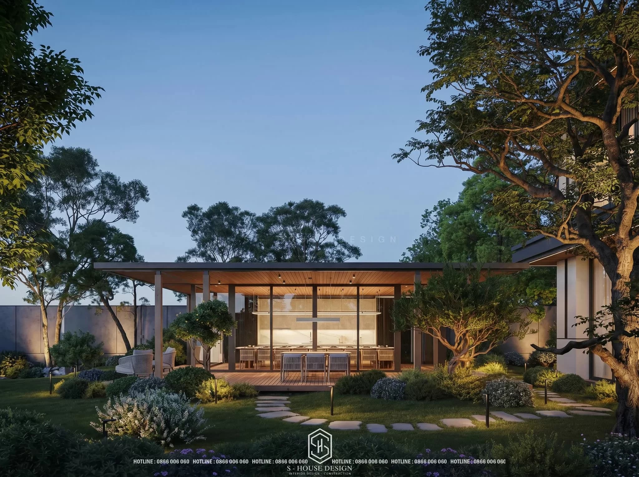 Thiết Kế Biệt Thự Hiện Đại Nghỉ Dưỡng Ven Sông 900m2 Tại Hải Phòng