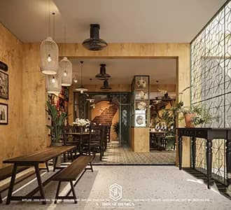 S-House chuyên thiết kế nhà hàng, quán bar, quán cà phê và cửa hàng.