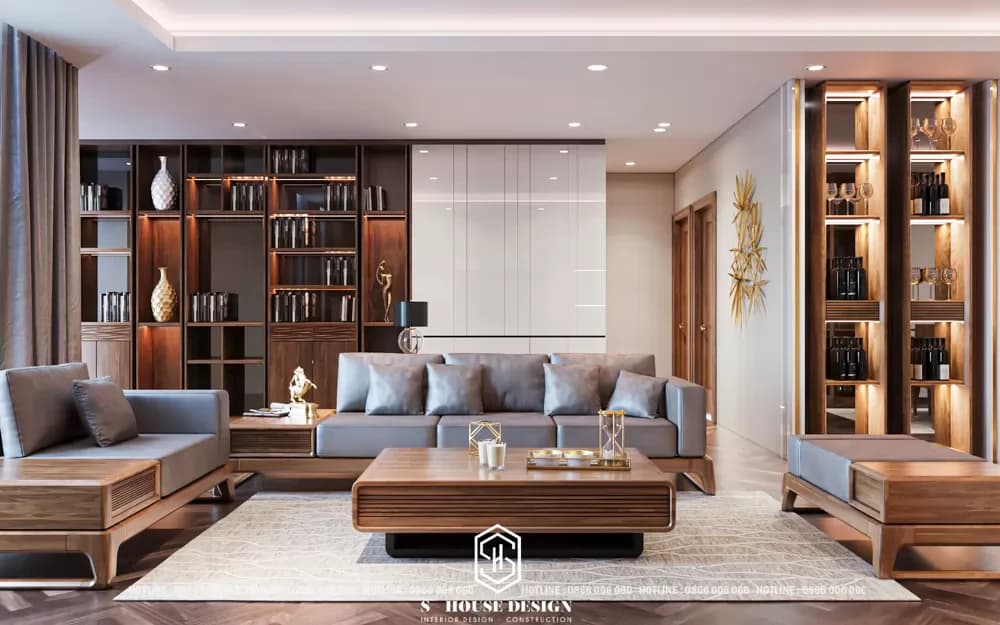 Penthouse interior design in Ho Chi Minh