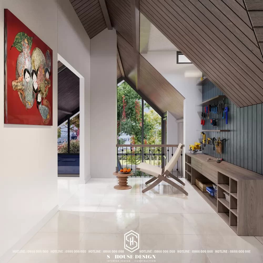 Interior Design of Anh Chung Garden Villa, Giang Huong Urban Area (2)
