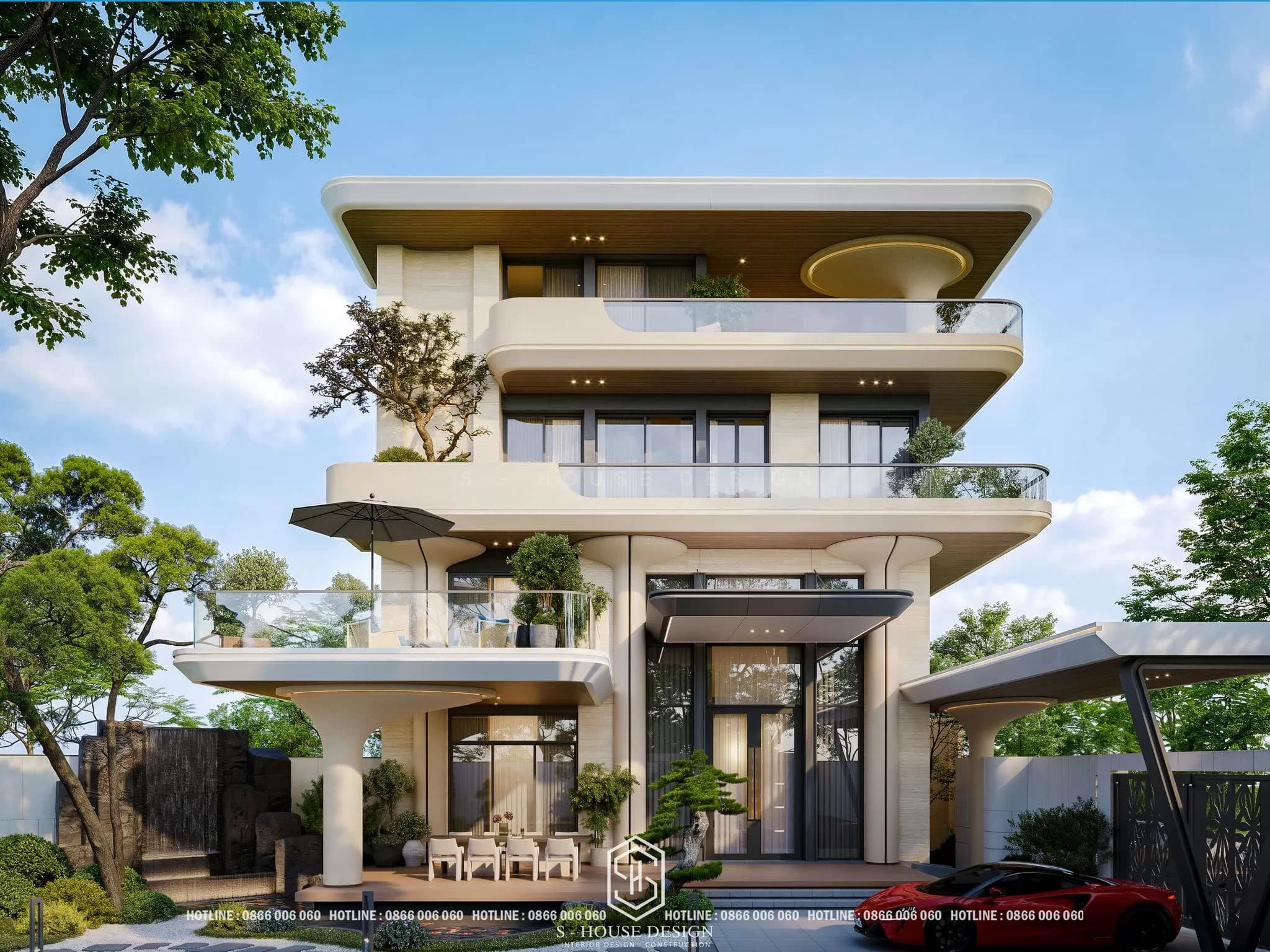 Thiết Kế Biệt Thự Hiện Đại Quận 9 Kết Hợp Sân Vườn |S-House (3)