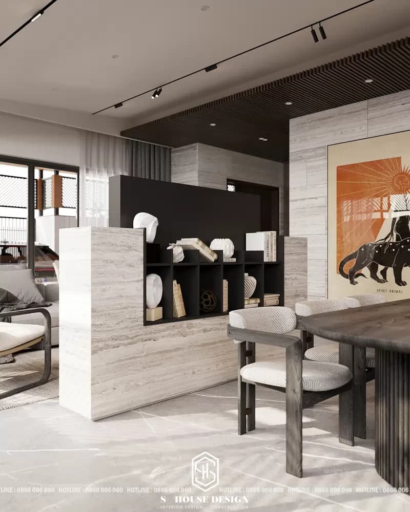 Interior design of Mr. Tuan's street villa in My Gia urban area (1)